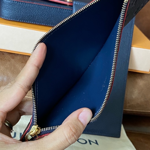 *SOLD* Louis Vuitton Felicie Pochette Monogram Empreinte Leather - Picture 15 of 16